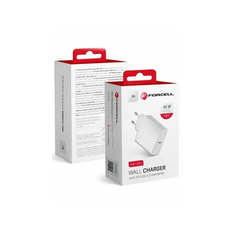 Forcell PD+QC tinklo įkroviklis USB-C- 45W,3 nuotrauka