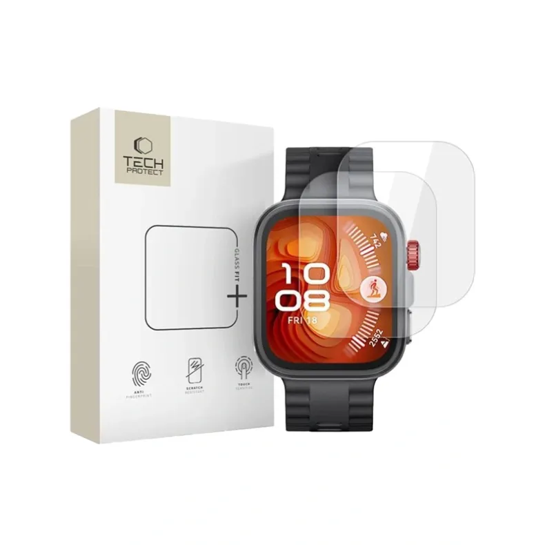 Techprotect Huawei Watch Fit 4 Pro stikliukas, skaidri, 1 nuotrauka