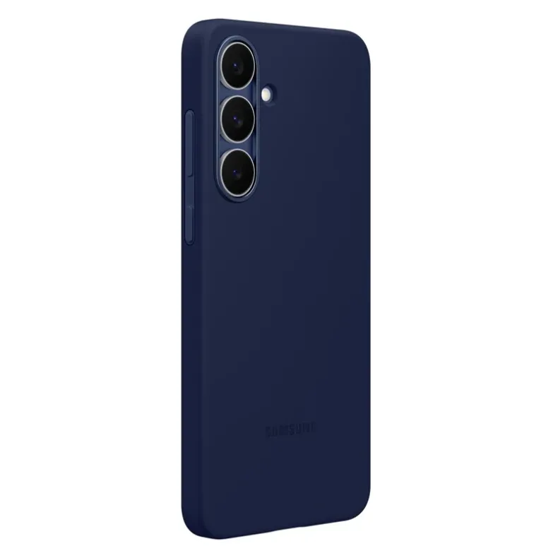 Smsung Galaxy S25 Fe silikoninis dėklas, tamsiai mėlynas, 3 nuotrauka