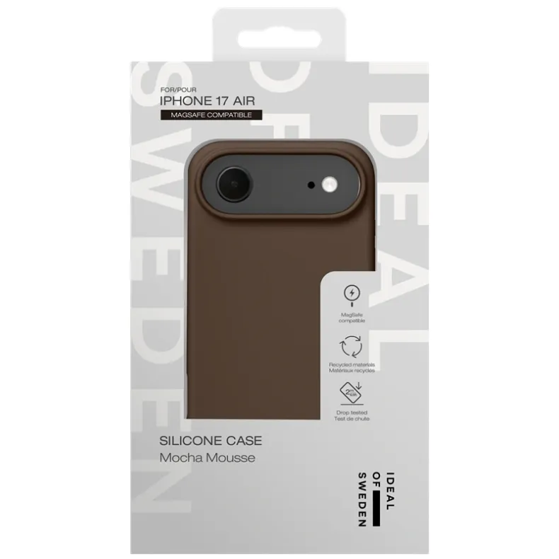 Ideal of Sweden iPhone 17 Air MagSafe silikoninis dėklas, mocha mousse, 5 nuotrauka