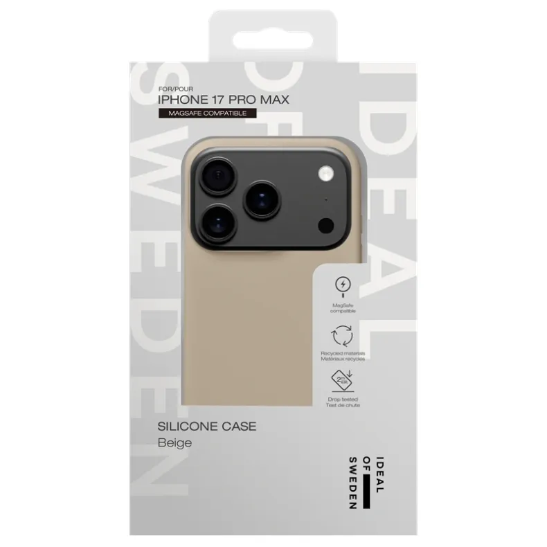 Ideal of Sweden iPhone 17 Pro Max MagSafe silikoninis dėklas, Beige, 5 nuotrauka