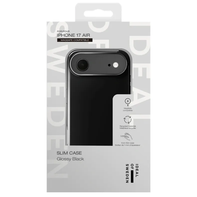 Ideal of Sweden iPhone 17 Air MagSafe Slim dėklas, Glossy black, 4 nuotrauka