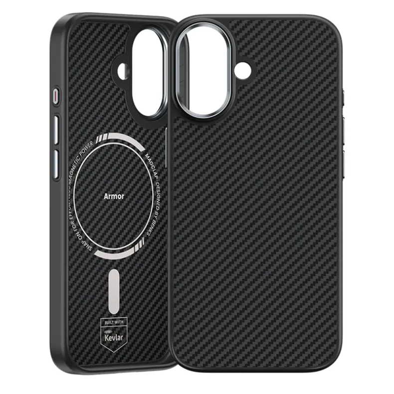 Benks iPhone 17 Armor Pro Kevlar dėklas, juoda, 2 nuotrauka