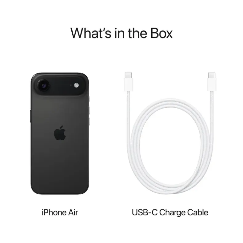 iPhone 17 Air 256GB, kosminė juoda, 8 nuotrauka