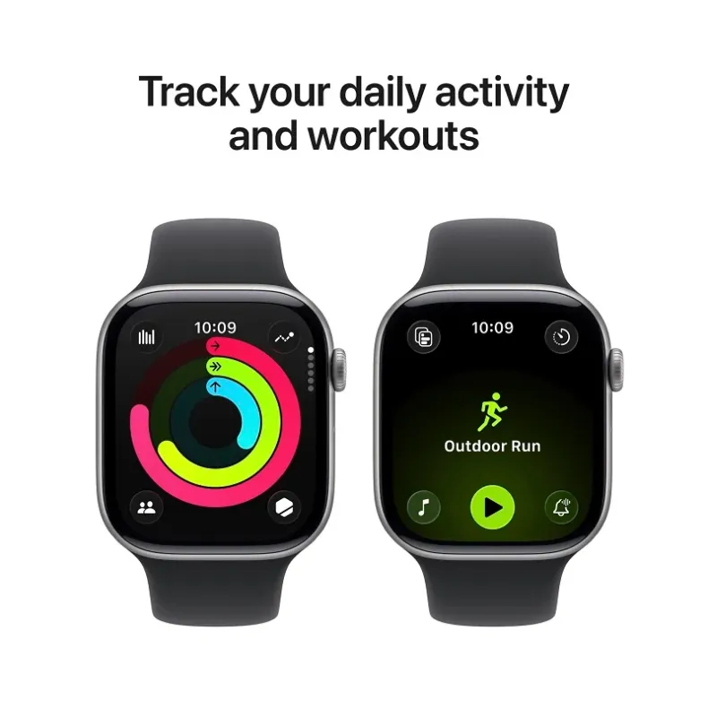 Apple Watch 11 GPS 46mm Gray Aluminium Case with Sport Band M/L, 4 nuotrauka