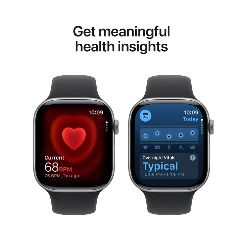 Apple Watch 11 GPS 46mm Gray Aluminium Case with Sport Band M/L, 5 nuotrauka
