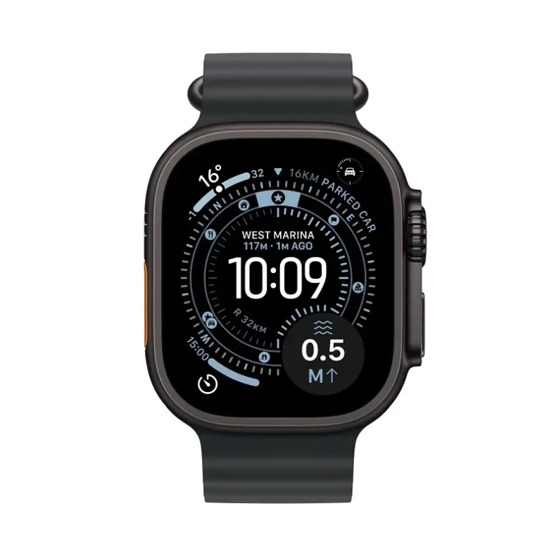 Apple Watch Ultra 3 esim, juodas, 2 nuotrauka