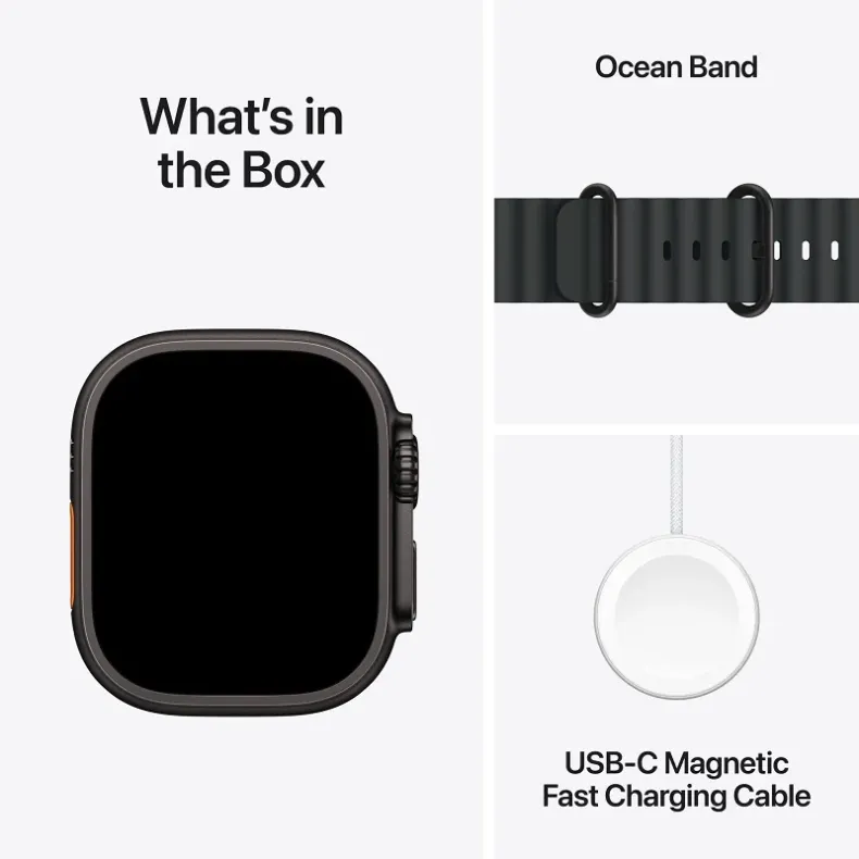 Apple Watch Ultra 3 esim, juodas, 7 nuotrauka