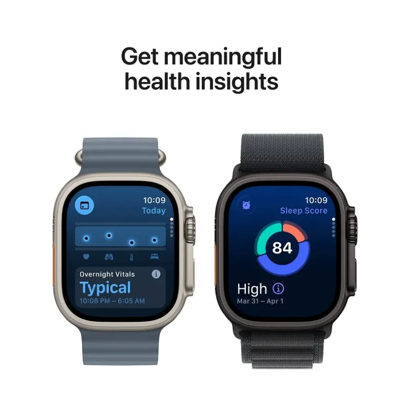  Apple Watch Ultra 3 esim, naturalaus titano, 6 nuotrauka