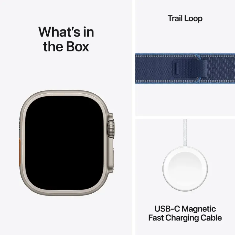  Apple Watch Ultra 3 esim, naturalaus titano, 7 nuotrauka
