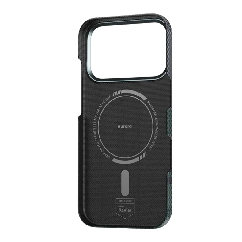 Benks iPhone 17 Pro Max Armor Air Kevlar dėklas, juoda, 7 nuotrauka