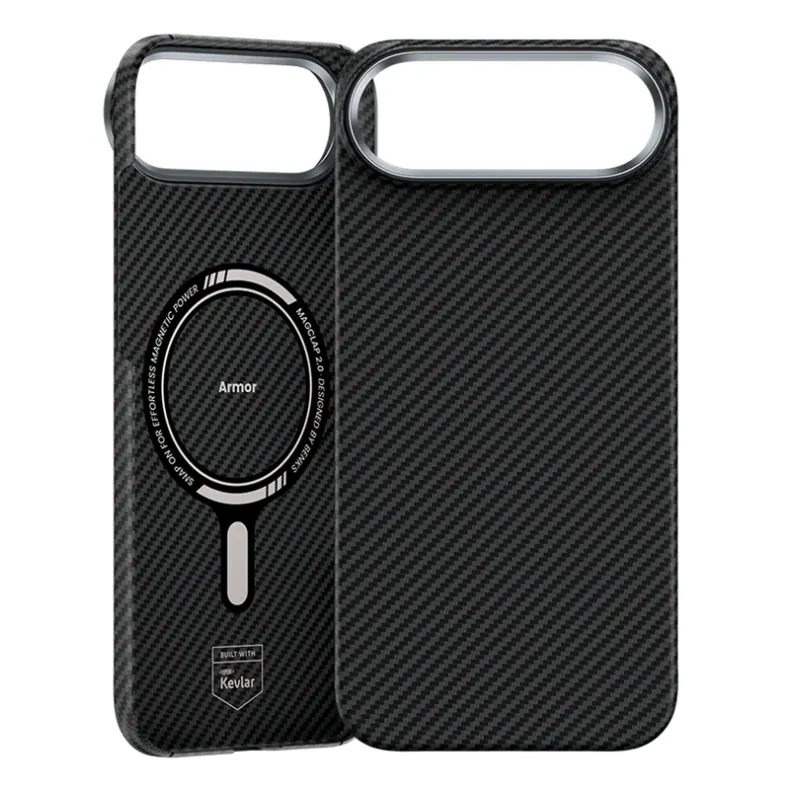 Benks iPhone Air Armor Air Kevlar dėklas, juoda, 2 nuotrauka