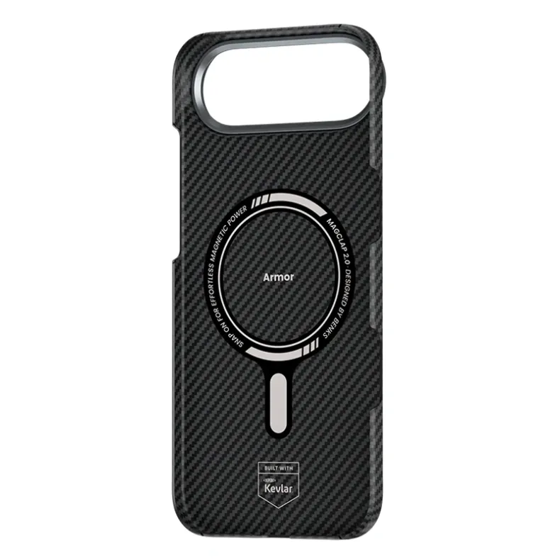 Benks iPhone Air Armor Air Kevlar dėklas, juoda, 5 nuotrauka