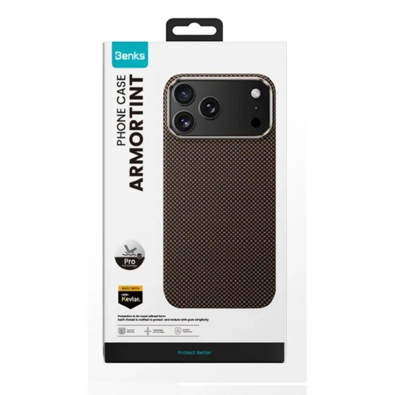Benks iPhone 17 Armor Tint Kevlar dėklas,3 nuotrauka