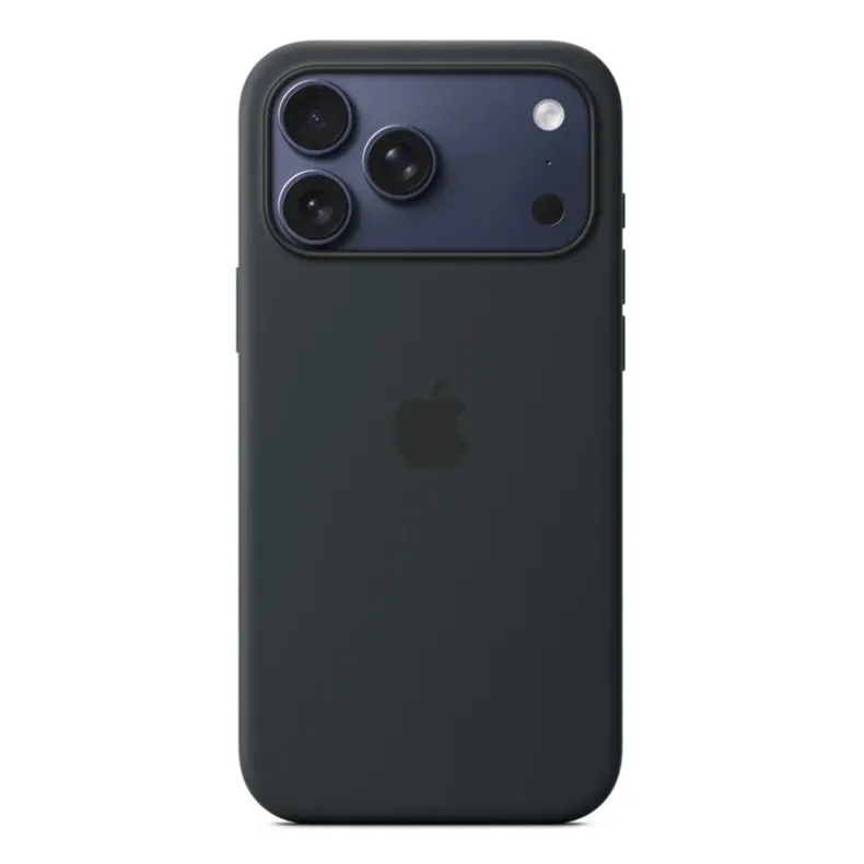 Apple iPhone 17 Pro Max silikoninis dėklas su MagSafe, juoda, 2 nuotrauka