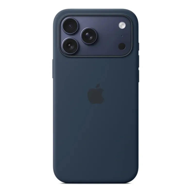 Apple iPhone 17 Pro Max silikoninis dėklas su MagSafe, Vidurnakčio mėlyna, 3 nuotrauka