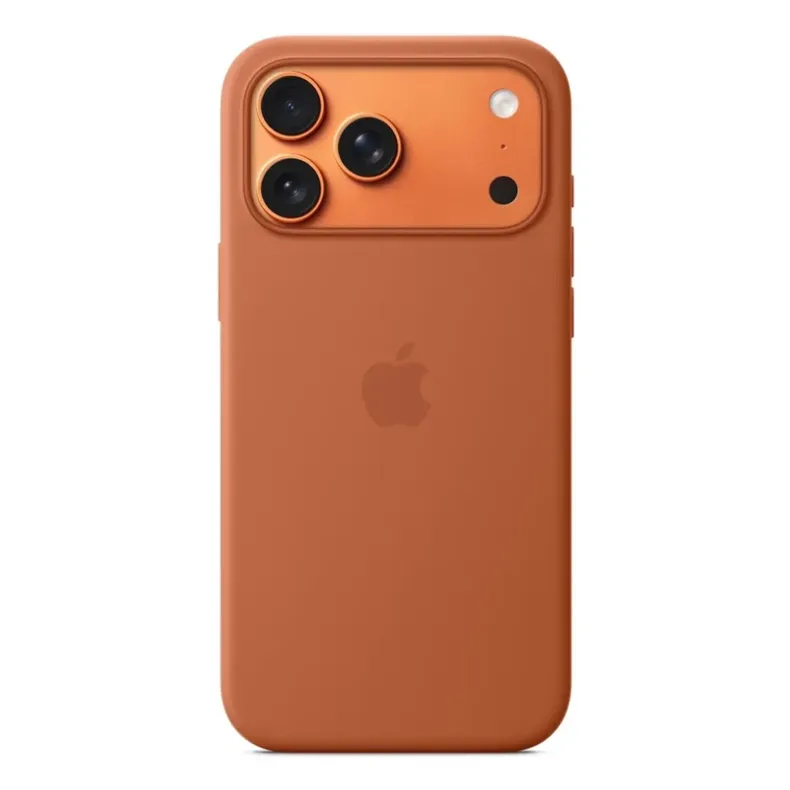 Apple iPhone 17 Pro Max silikoninis dėklas su MagSafe, Terakota, 1 nuotrauka