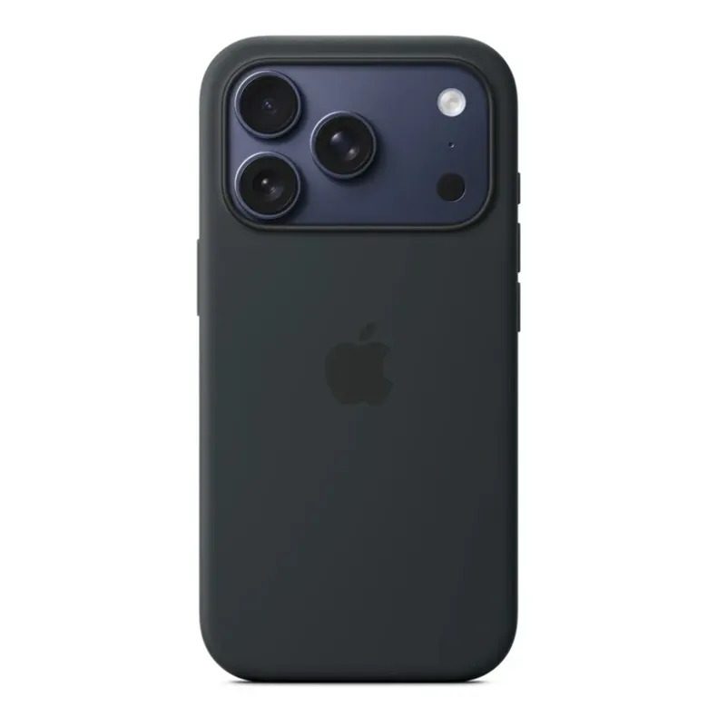 Apple iPhone 17 Pro silikoninis dėklas su MagSafe, juoda, 3 nuotrauka