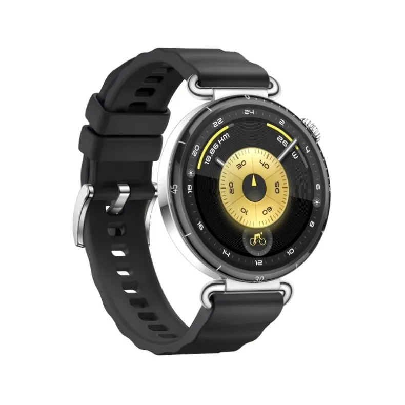  Huawei GT6 41mm, sidabrinis su juoda apyranke