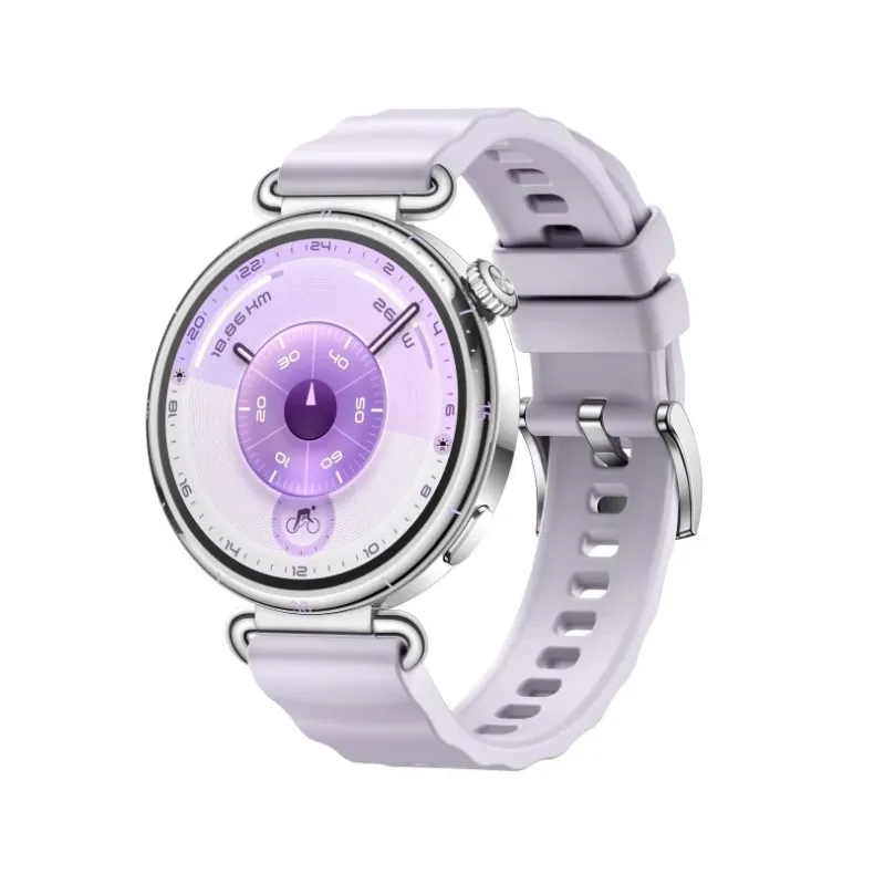 Huawei GT6 41mm, sidabrinis su violetine apyranke, 1 nuotrauka
