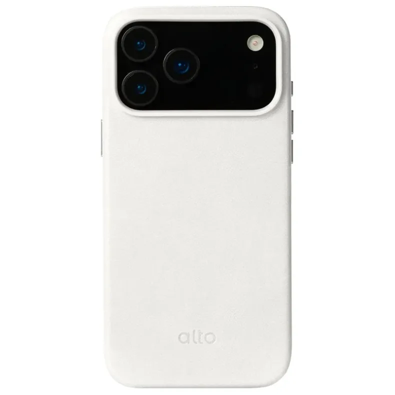 Alto iPhone 17 Pro Max odinis dėklas, baltas, 1 nuotrauka