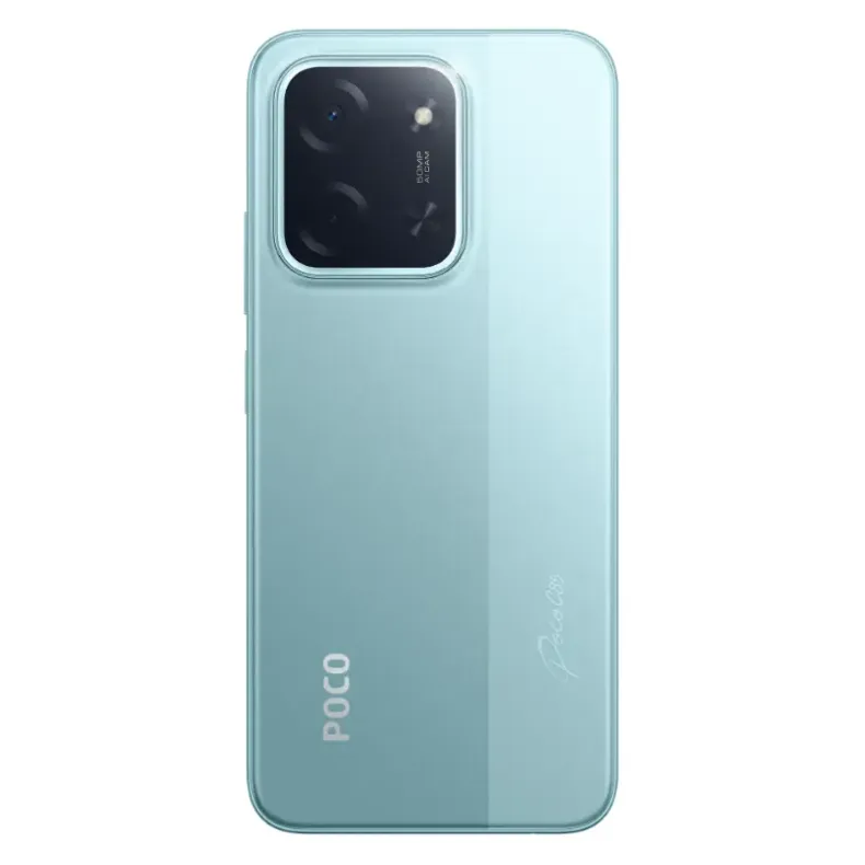 Poco C85 6/128GB telefonas, green spalva, nugarėlė, 2 nuotrauka