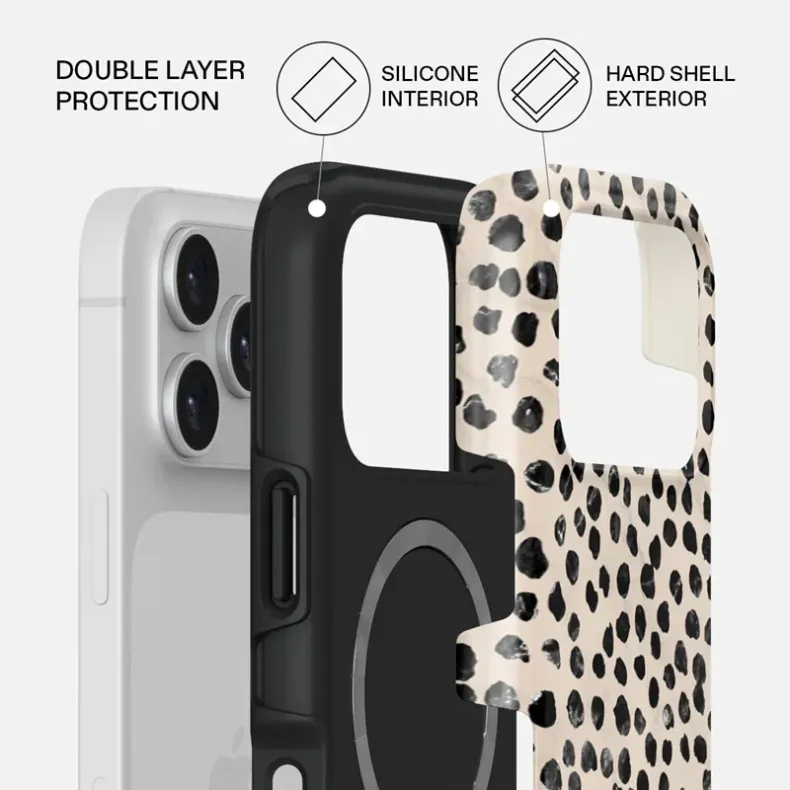 Burga iPhone 17 Pro Tough Magsafe dėklas - Almond Latte, nuotrauka 3