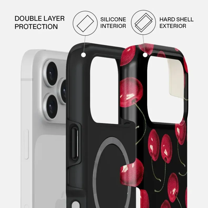 Burga iPhone 17 Pro Tough Magsafe dėklas - Cherrybomb, nuotrauka 3