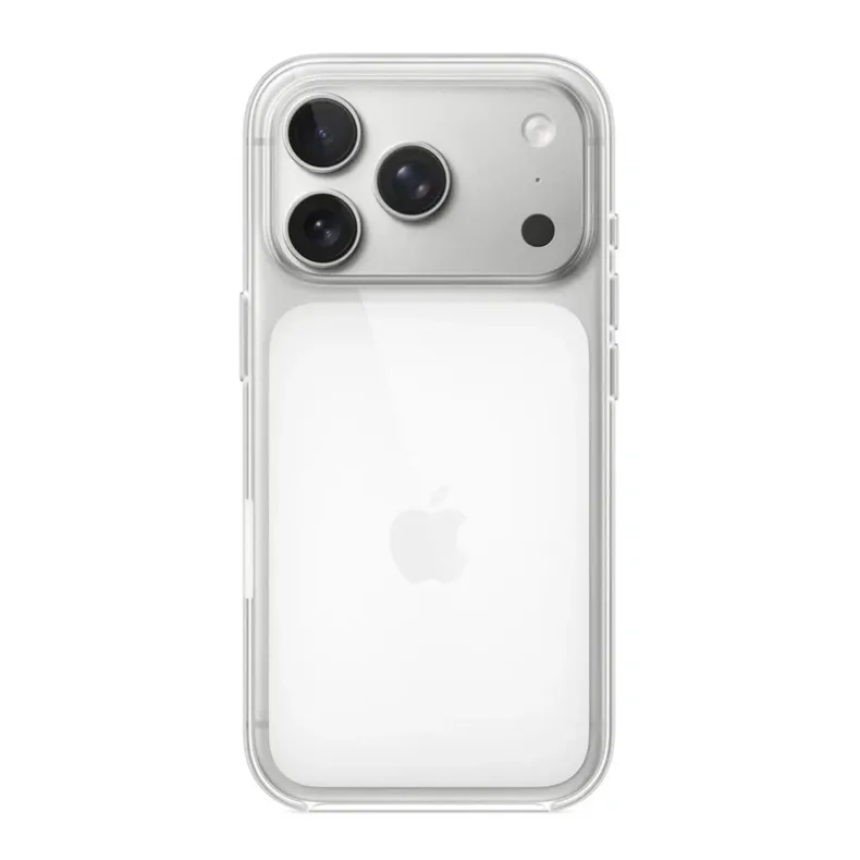 Apple iPhone 17 Pro skaidrus dėklas su MagSafe, skaidri, 3 nuotrauka