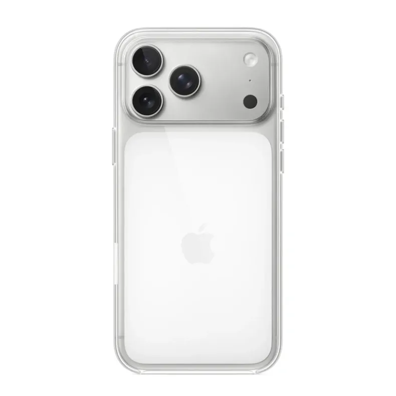 Apple iPhone 17 Pro Max skaidrus dėklas su MagSafe, skaidri, 1 nuotrauka