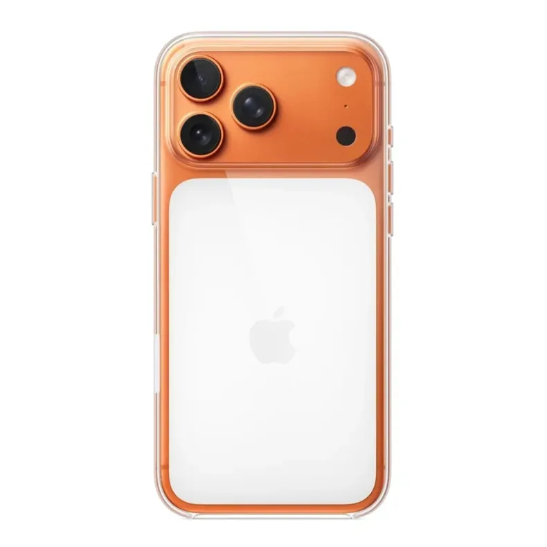 Apple iPhone 17 Pro Max skaidrus dėklas su MagSafe, skaidri, 2 nuotrauka