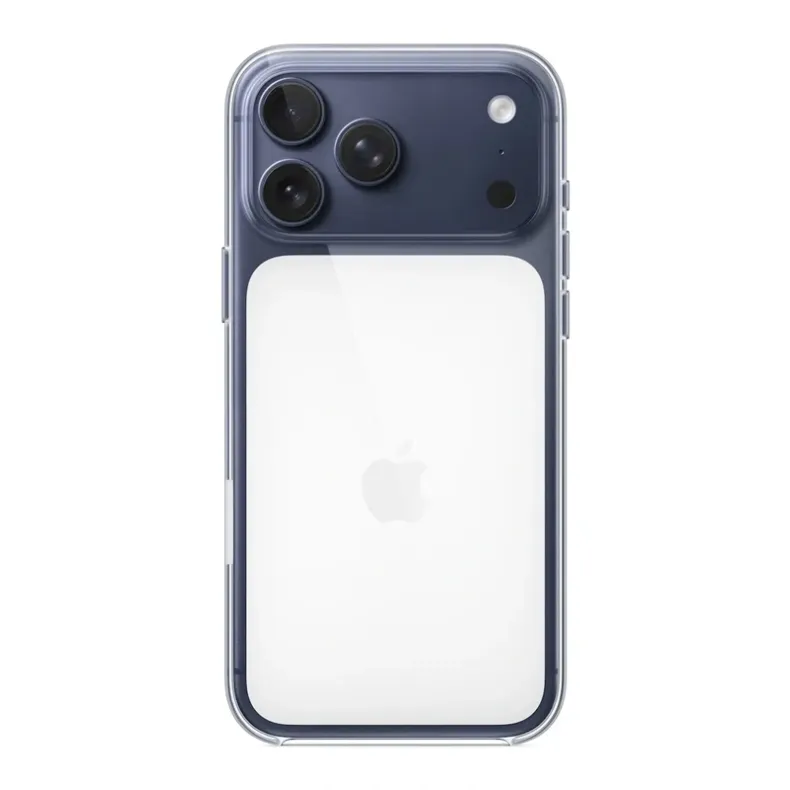 Apple iPhone 17 Pro Max skaidrus dėklas su MagSafe, skaidri, 3 nuotrauka