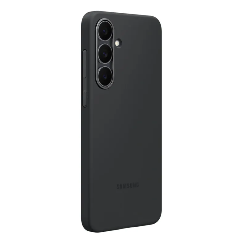 Samsung Galaxy S25 FE silikoninis dėklas, juoda, 2 nuotrauka