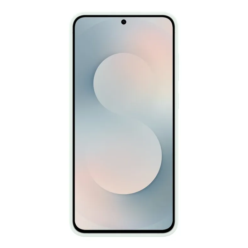  Samsung Galaxy S25 FE silikoninis dėklas, mėtų, 4 nuotrauka