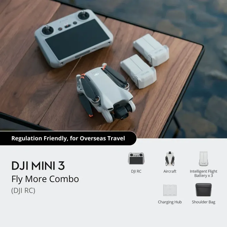  DJI Mini 3 Fly More Combo (DJI RC-N1) dronas, 6 nuotrauka