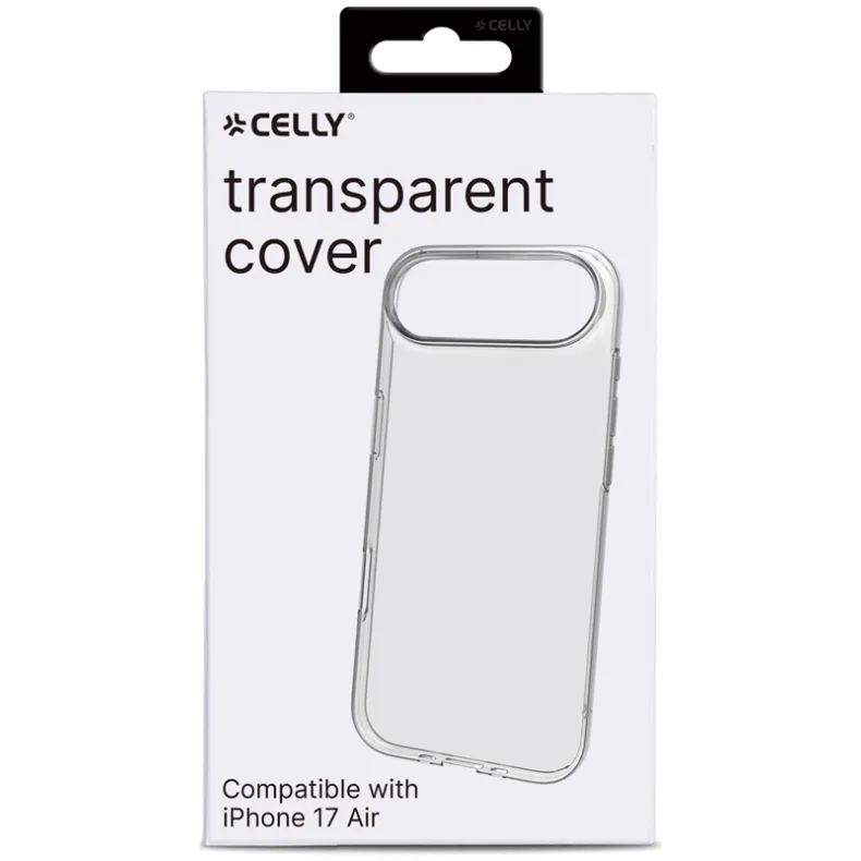 Celly iPhone Air skaidrus silikoninis dėklas, skaidri, 1 nuotrauka