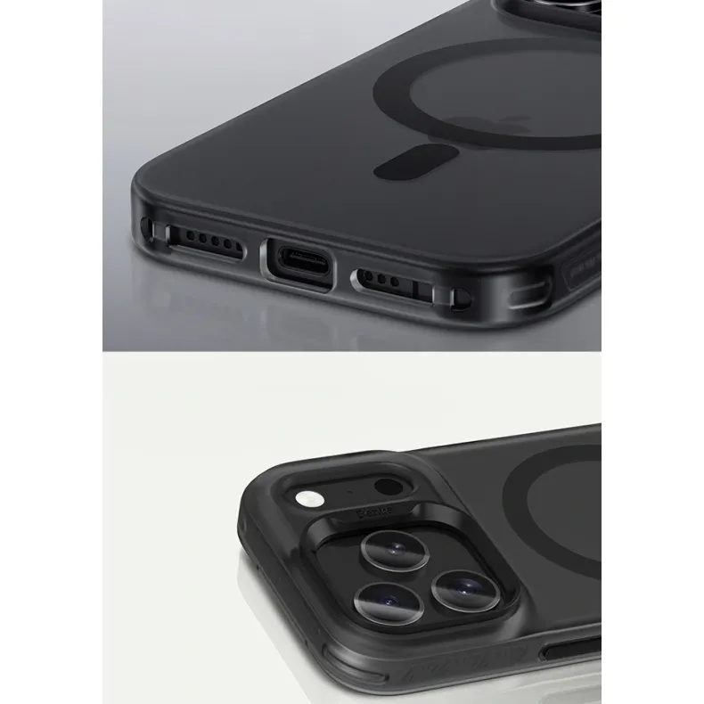 Benks iPhone Air Lucid Armor dėklas, juoda, 4 nuotrauka