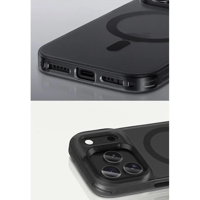 Benks iPhone 17 Pro Max Lucid Armor dėklas, juoda, 6 nuotrauka