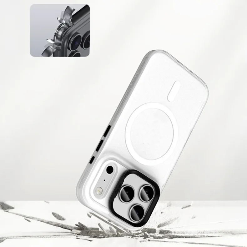  Benks iPhone 17 Pro Lucid Armor dėklas, balta, 3 nuotrauka