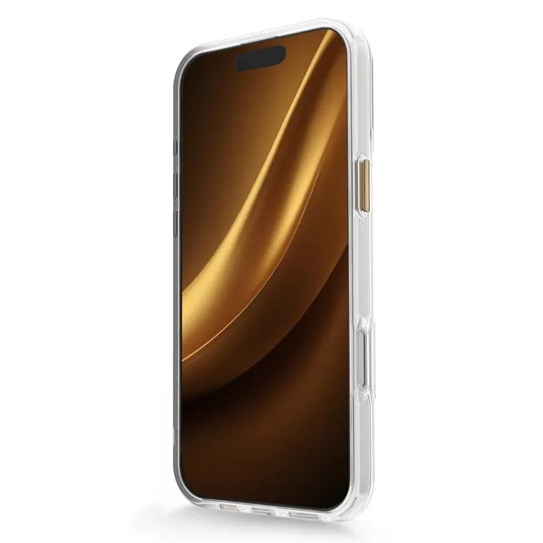 Smart iPhone 17 skaidrus MagSafe dėklas, auksinė, 2 nuotrauka