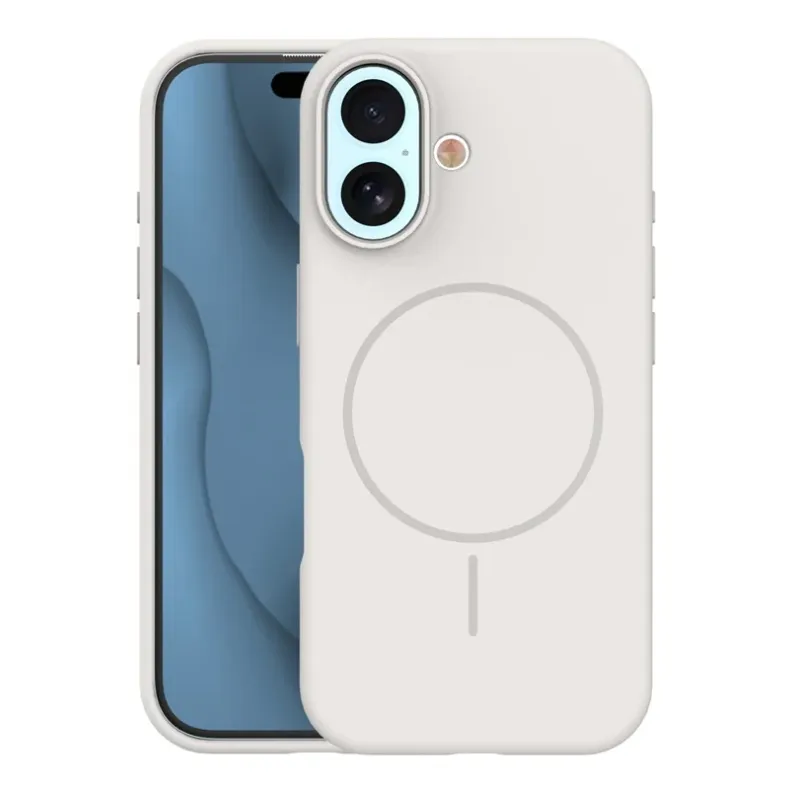 Smart iPhone 17 silikoninis MagSafe dėklas,2 nuotrauka