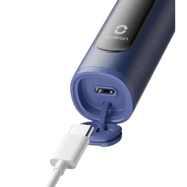 Oclean elektrinis šepetukas X Lite Set, mėlynas, pakrovimas