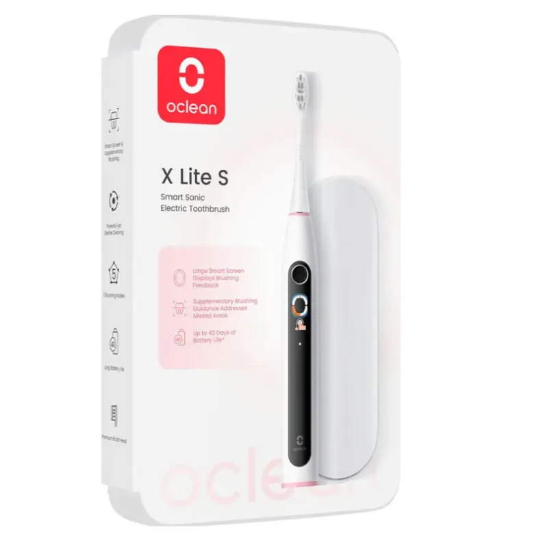 Oclean elektrinis šepetukas X Lite Set, pilkas, dėžutė