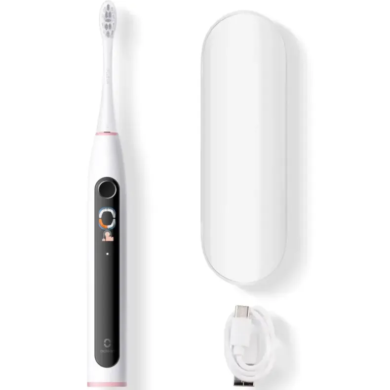 Oclean elektrinis šepetukas X Lite Set, pilkas, kas viduje