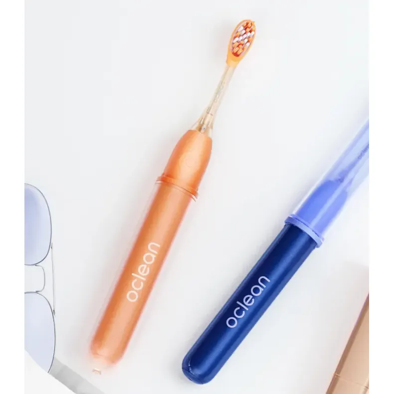 Oclean Electric Toothbrush Ease Orange, šepetukas, iš viršaus