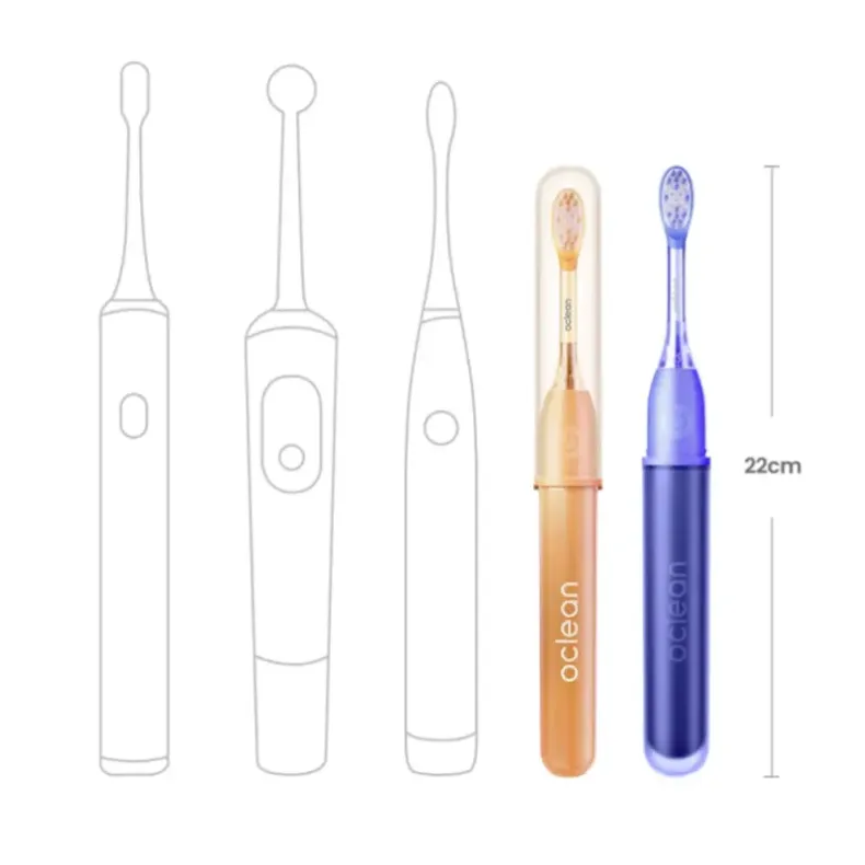 Oclean Electric Toothbrush Ease Blue, kompaktiškas dizainas