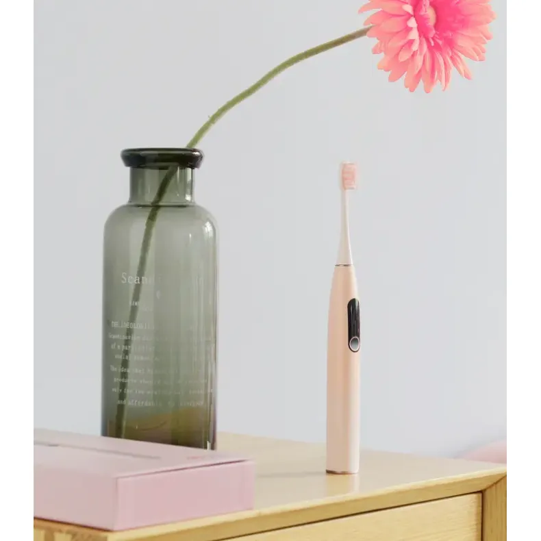 Oclean Electric Toothbrush X Pro rausvas, iš šono