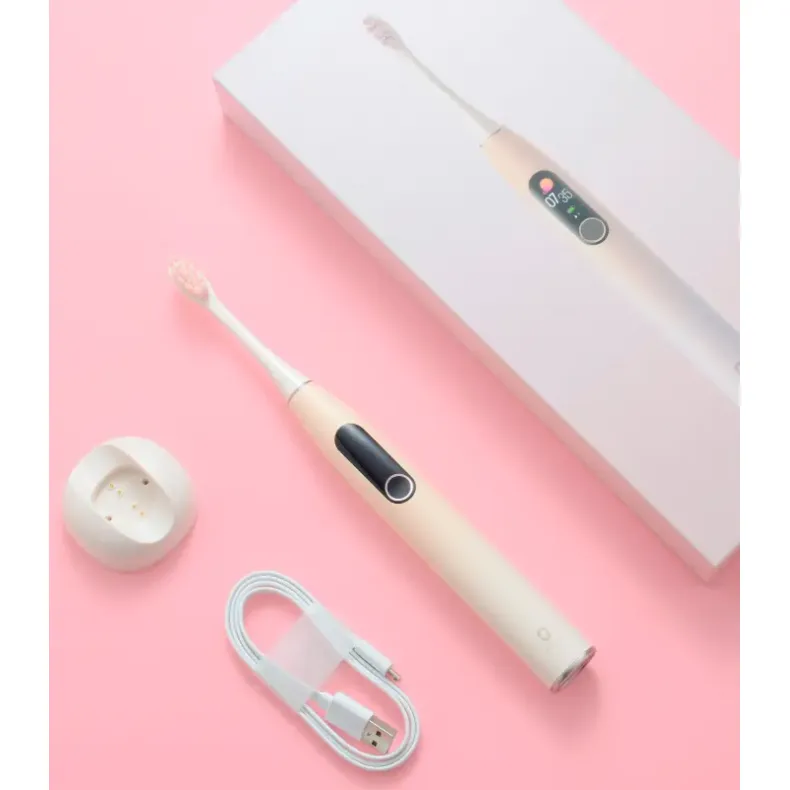 Oclean Electric Toothbrush X Pro rausvas, kas viduje