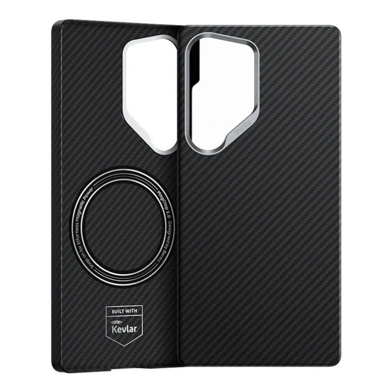 Benks Samsung Galaxy S25 Ultra Armor Air Kevlar dėklas, juoda, 4 nuotrauka