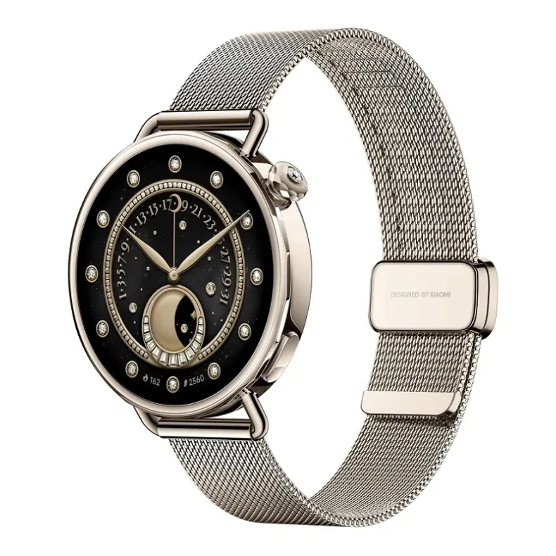 Xiaomi Watch S4 41mm, auksinis su milanese diržellu, 2 nuotrauka